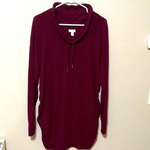 Isabel maternity blouse 2XL burgundy women’s
